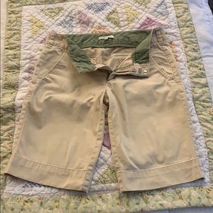 Khaki dress shorts